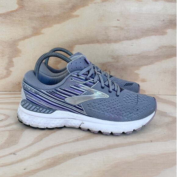 Brooks - Adrenaline GTS 19 - Running Shoes - Gray -Women's - 8.5(B) -1202841B060 - Picture 1 of 9